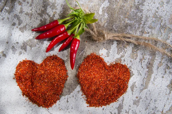 The heart of chilli — Stock Photo, Image
