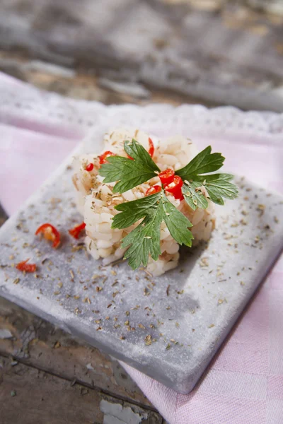 Risotto with parsley — Stock Photo, Image