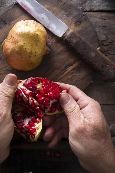 Granatäpplekärnor — Stockfoto