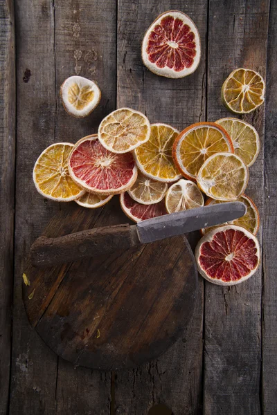 Slices of dried citrus — Stock Photo, Image