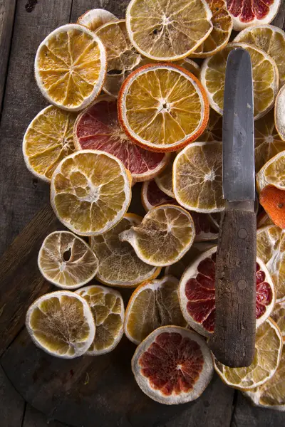 Rodajas de cítricos secos — Foto de Stock