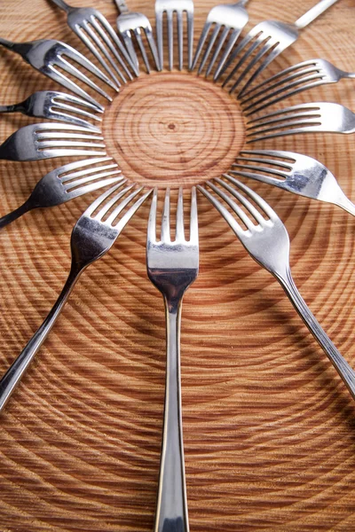 Conjuntos de tenedores — Foto de Stock