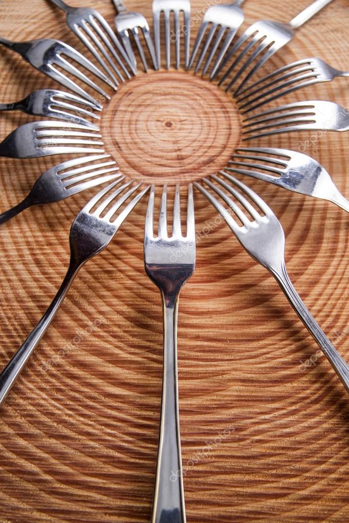 Sets of forks Stock Photo by ©Fotografiche 58833075