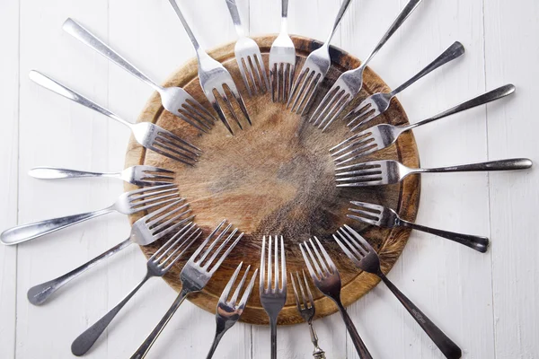 Series of Forks — Stock Photo, Image