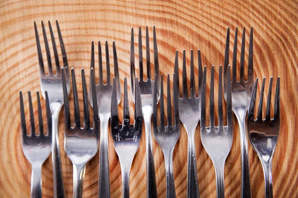 Sets of forks — Stock Photo, Image