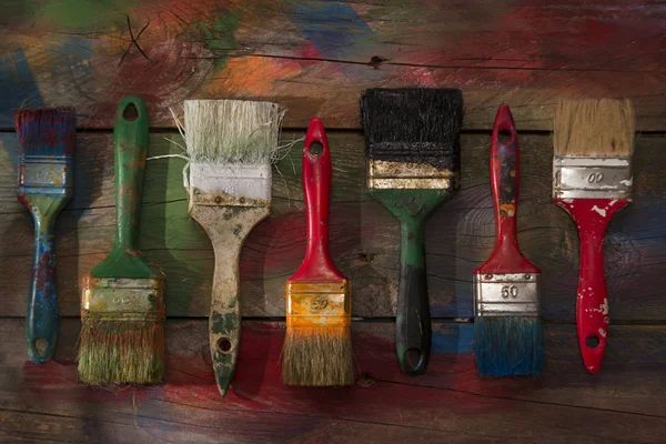 Color brushes — Stock Photo, Image