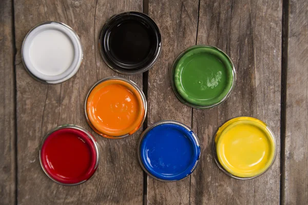 Latas de tinta — Fotografia de Stock