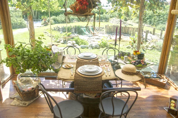 Dining table — Stock Photo, Image