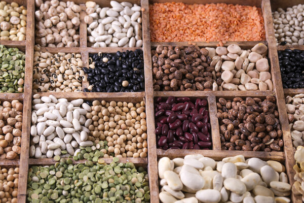 The legumes mixed