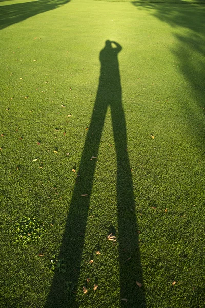 Lange Schatten fotografieren — Stockfoto