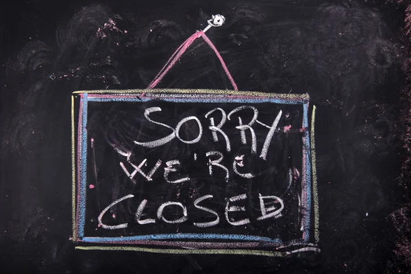 Désolé, nous sommes fermés. — Photo