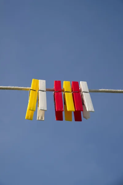 Pinças para roupas — Fotografia de Stock