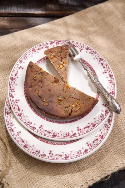 栗の粉で作ったケーキ — ストック写真