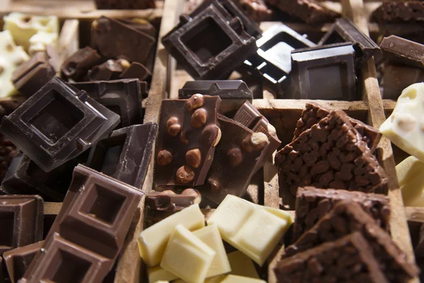 Die Farben der Schokolade — Stockfoto