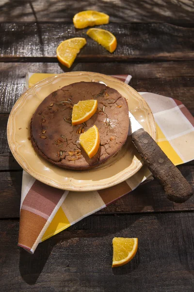 Bolo com farinha de castanha — Fotografia de Stock