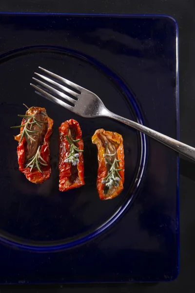 로즈마리와 말린된 토마토 — 스톡 사진