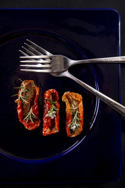 로즈마리와 말린된 토마토 — 스톡 사진