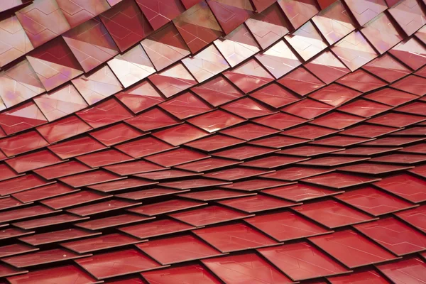 Cobertura de telhas vermelhas — Fotografia de Stock