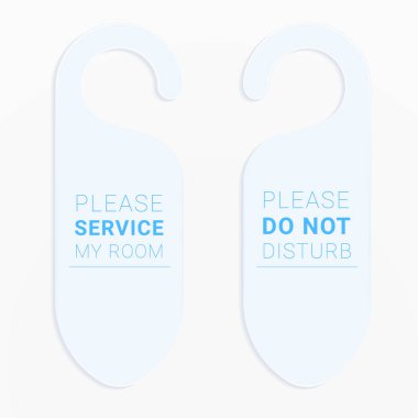 İşaret şablonunu bozmayın. Kapı kolu askısı..