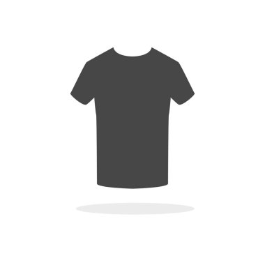 Basit siyah gömlek kullanıcı arayüzü resimleme