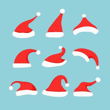 Noel Baba şapkası. Noel ve Yeni Yıl şapkaları koleksiyonu