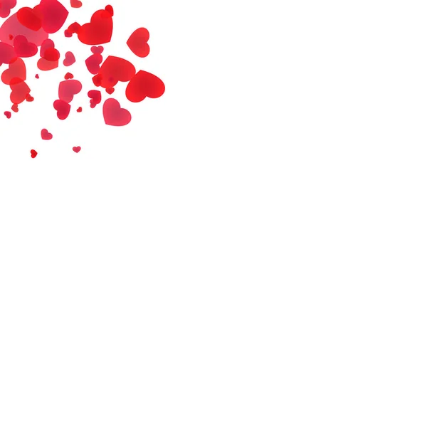 Дизайн Кутового Червоного Серця Святкового Фону — стоковий вектор