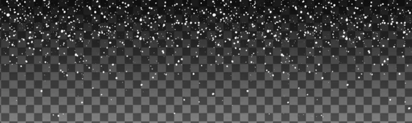 Sömlös Snöillustration Vector Christmass Känsla Illustration — Stock vektor