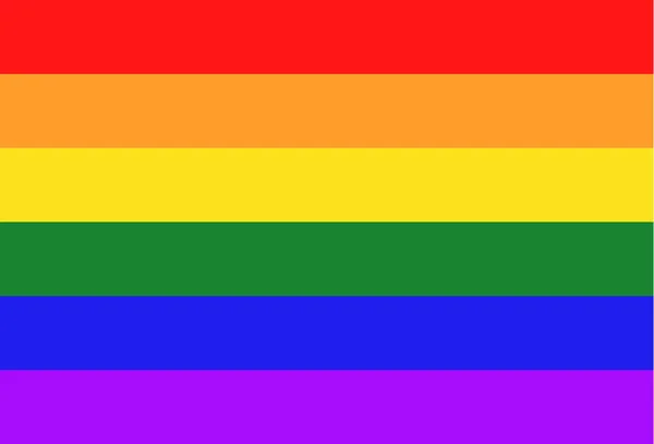 Bandeira Orgulho Assinatura Lgbt Lésbicas Gay Bissexual Transexual Comunidade Cores —  Vetores de Stock