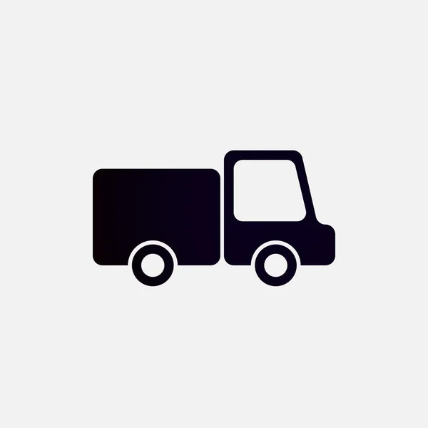 Ikona Dostawy Ciężarówki Element Interfejsu Użytkownika — Wektor stockowy