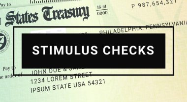 New Stimulus Check Update. Federal Relief Package News. clipart