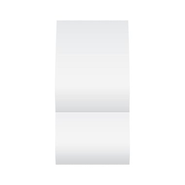 Dükkandan kağıt kontrolü. Kıvrımlı bir süpermarket fişi şablonu