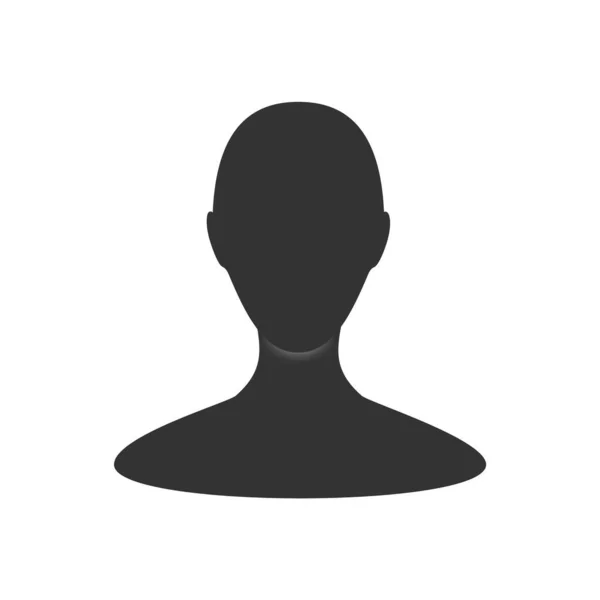 Гендерно Нейтральный Аватар Профиля Вид Лицо Анонимного Человека — стоковый вектор