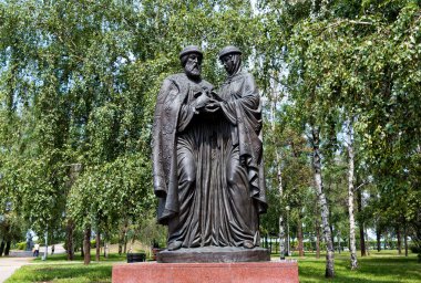 Peter ve Fevronia Murom içinde Irkutsk anıt