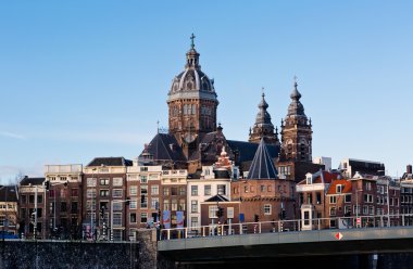 Basilica of St. Nicholas in the center of Amsterdam