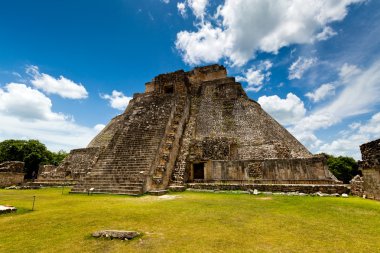 Uxmal Mayan Temple Mexico clipart