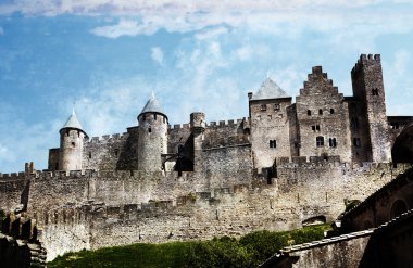 Carcassonne, languedoc roussillon, Fransa