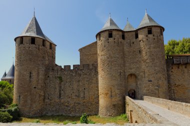 Kale Carcassonne, Fransa. Europe