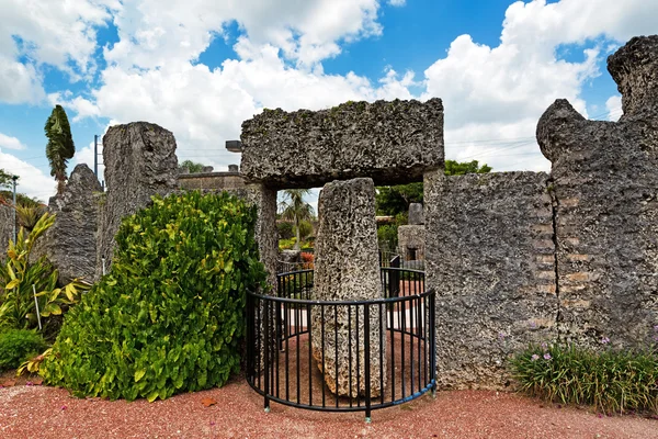 HOMESTEAD, FL - 23 JUNE 2014: Coral Castle