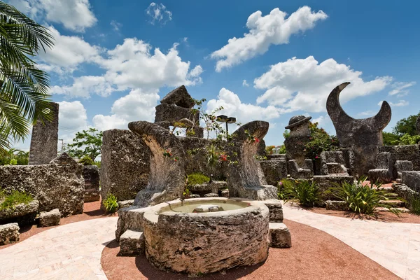 HOMESTEAD, FL - 23 JUNE 2014: Coral Castle to the North of the c