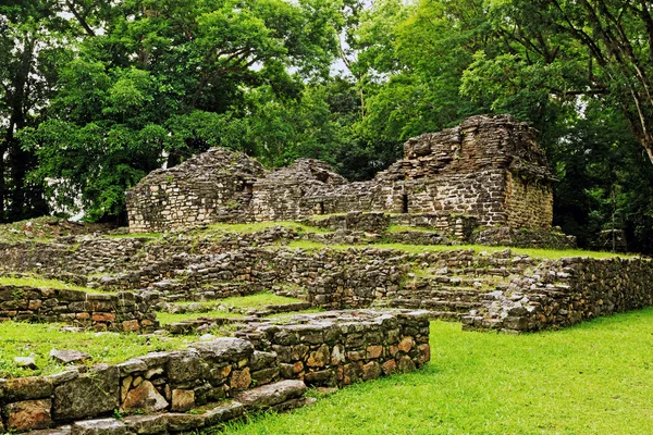 Yaxchilan sítio arqueológico, Chiapas, México — Fotografia de Stock