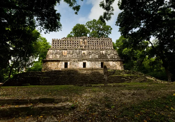 Bir piramidin Yaxchilan, Meksika