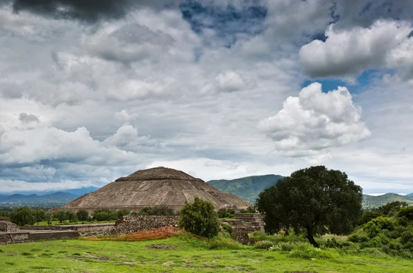 Pirâmide do Sol. Teotihuacan. México — Fotografia de Stock