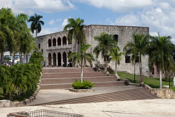 Square foran huset til Christopher Columb Santo Domingo Dominica – stockfoto