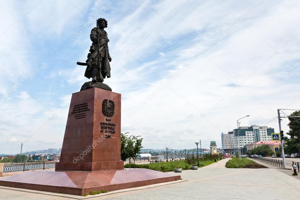 Monument to the founders of the city of Irkutsk