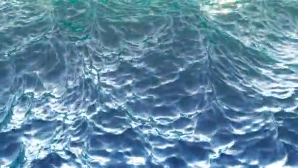 4 k film fale oceanu — Wideo stockowe