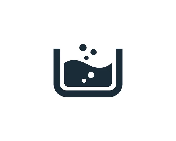 Modèle Vectoriel Illustration Logo Icône Réservoir Eau — Image vectorielle