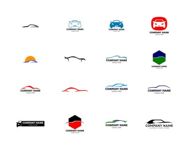 Otomobil logosu şablon çizimi