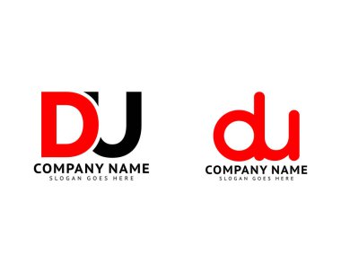 İlk Harf DU Logo Şablon Tasarımı
