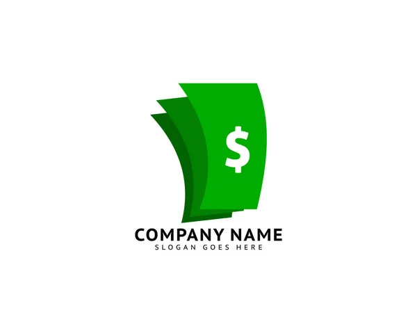 Modelo Vetor Projeto Logotipo Dinheiro — Vetor de Stock