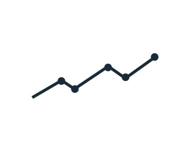 İstatistiksel Grafik Finansal Simge Tasarım Şablonları